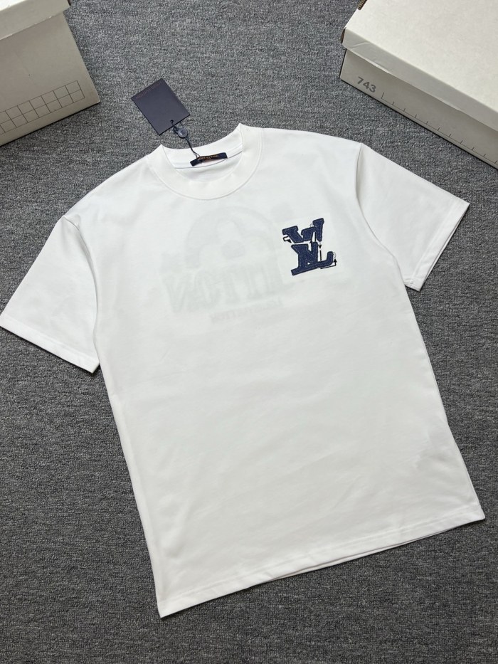 SMCL-4386 High Quality 2026ss Louis Vuitton 280g Cotton T-shirt