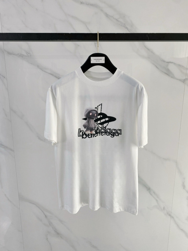 SMCL-4460 High Quality 2026ss Balenciaga 270g Cotton T-shirt