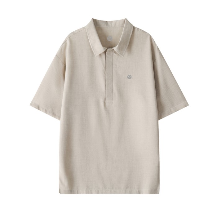 SMCL-4507 High Quality Lululemon Light and Thin Ice Feeling Men's Shirt+ Shorts Set