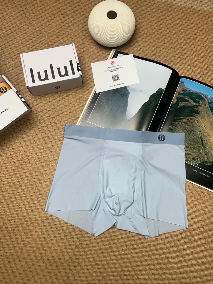 SMCL-4542 High Quality Lululemon Ice Silk 3 Packing 1 Box Men's Underwear With Box Package