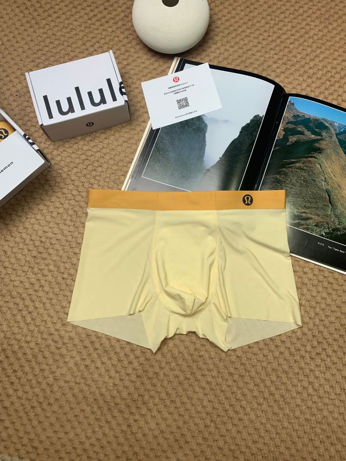 SMCL-4542 High Quality Lululemon Ice Silk 3 Packing 1 Box Men's Underwear With Box Package