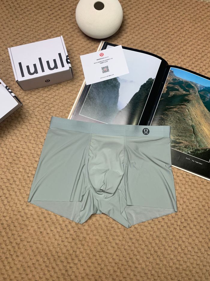 SMCL-4542 High Quality Lululemon Ice Silk 3 Packing 1 Box Men's Underwear With Box Package