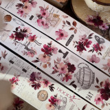 【壹洱ーyier】マスキングテープ 花韵流年