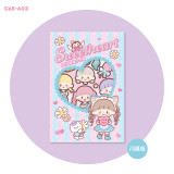 6月中発送【molinta】マステ molinta 小小阿卓彩虹穿搭