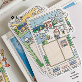 7月下発送【molinta】マステ molinta 阿卓手机游戏便签