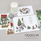 1月発送【moodtape】マスキングテープ 圣诞场景