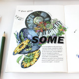 10月末発送【MOODTAPE】マスキングテープ 复古花间音悦 10m