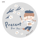 6月下発送【molinta】シール ノート molinta 色彩的礼物 美丽回忆