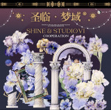 【shinexstudiovi】マスキングテープ 圣临·梦域 贝壳光 10m