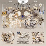 【studiovi】マスキングテープ 鎏金机械城-黑百合 贝壳光