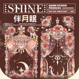 sale【shine】マスキングテープ 伴月眠 贝壳光 10m