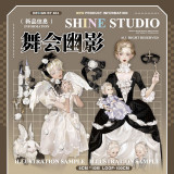 【shine】マスキングテープ 舞会幽影 贝壳光 10m