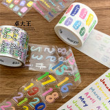 3月発送【molinta】マステ molinta 阿卓日付