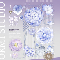 8月上発送【新七天】マスキングテープ 澜澜芳草 贝壳光