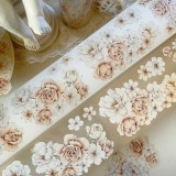 【壹洱ーyier】マスキングテープ 花夕语