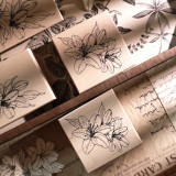 4月発送【壹洱】スタンプ stamp 百合花印章