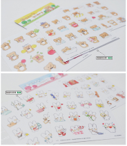 【Molinta】シール 熊崽 兔崽