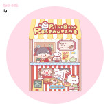 7月中発送【molinta】マステ molinta 小小阿卓美食行