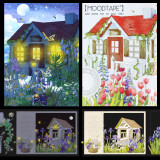 10月末発送【MOODTAPE】マスキングテープ 花园信笺白日/黑夜 10m