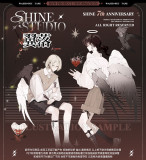 M1【shine】マスキングテープ 翼落 贝壳光	 10m