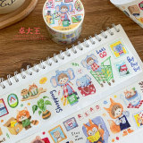 3月発送【molinta】マステ molinta 阿卓动物的生活日志