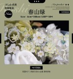 【hoshi奶芙】 マスキングテープ 春山绿【PET贝壳光】