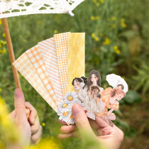 4.24〆【美好的一天】シール 花落少女心