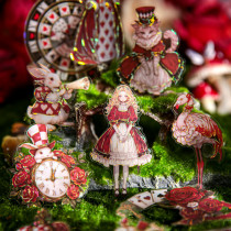 4.30〆【纸先生】sticker シール 梦游仙境