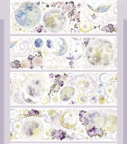 B【朝夕】マスキングテープ 月光入梦来 贝壳光