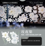 sale 100【在野集】マステ 玫夜梨（pet贝壳光）