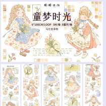 6.3〆【醒醒】マステ maskingtape  童梦时光