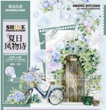 sale 100【shine】マスキングテープ 夏日风物诗 贝壳光