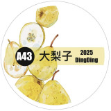 6.18〆 6月下発送【Dingding】マステ maskingtape A43#大梨子