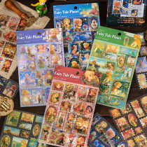 6.14〆【语闲】シール sticker 邮票烫金