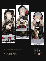 sale【MOODTAPE】マスキングテープ 月半玫瑰小夜曲 10m