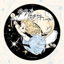 A【野柚】マスキングテープ 见习魔女 10m