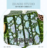 【朝夕】maskingtape マスキングテープ 薄荷初夏 贝壳光