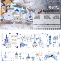 sale 100【时间格子】マスキングテープ 寒武纪