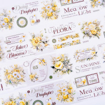 お取り寄せ 7.4〆【小花】マスキングテープ  sunshine florals