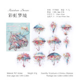 7.7〆【糖诗】シール sticker  花伞协奏曲