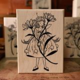 7月発送【壹洱】スタンプ stamp 花与女孩