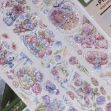 B1【花柒所】 マステ maskingtape  茶语集 贝壳光