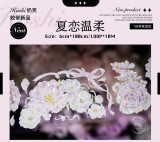 sale 100【hoshi奶芙】 マスキングテープ 夏恋温柔【PET贝壳光】