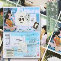 sale 【MOODTAPE】マスキングテープ 年复一年月历贴 pet 5m