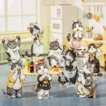 7.28〆【番茄酱】sticker シール 猫的社团日