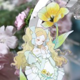 A【喵啪叽】マスキングテープ 坠梦蝶 贝壳光