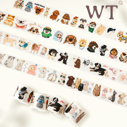 8.3〆 8月発送【WT】マステ maskingtape 狗狗肖像集