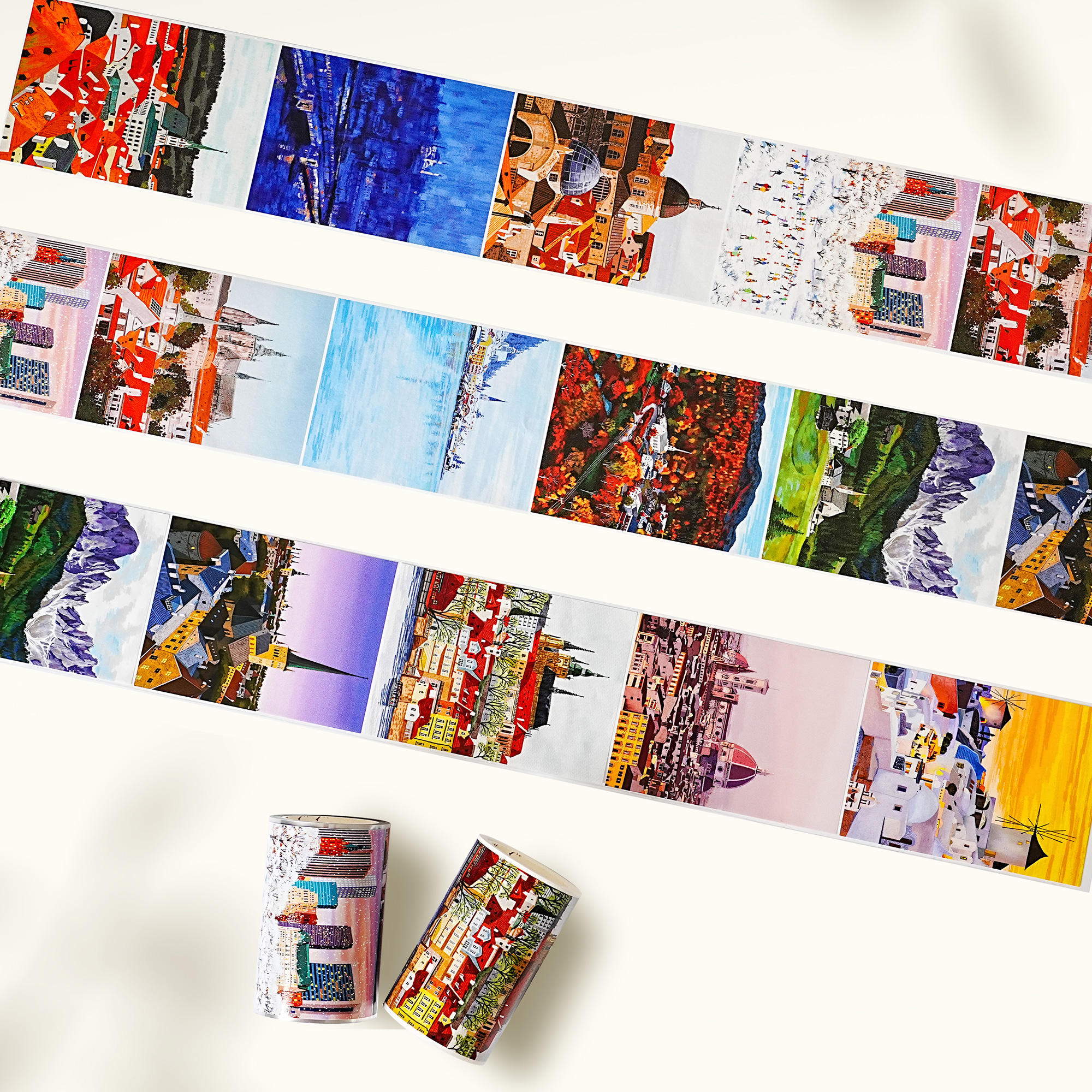 8.3〆 8月発送【WT】マステ maskingtape 北欧慢旅 追风旅人