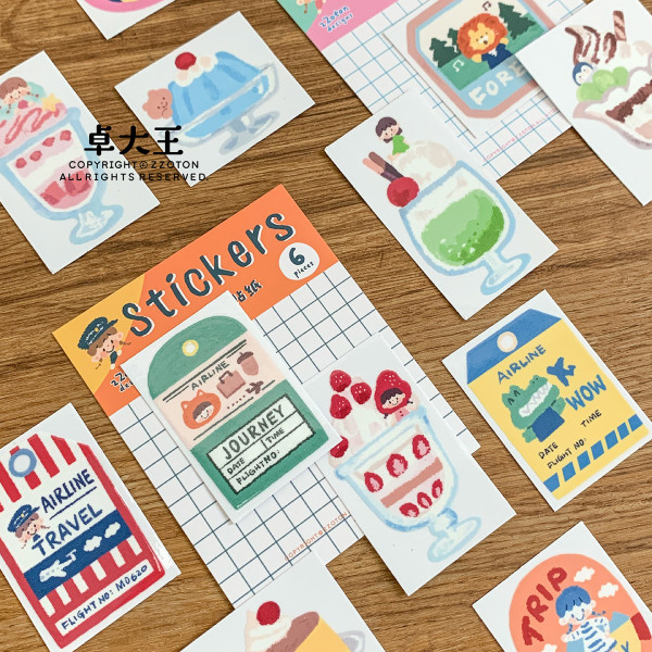 8月発送【molinta】sticker シール molinta  阿卓水晶转印贴