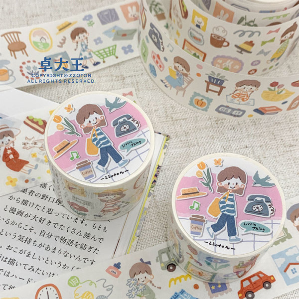 8月発送【molinta】マステ molinta  阿卓小物胶带